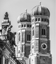 Famous Munich Cathedral - Liebfrauenkirche